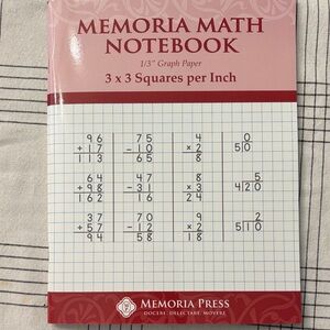 Memoria Math Notebook Graph Paper